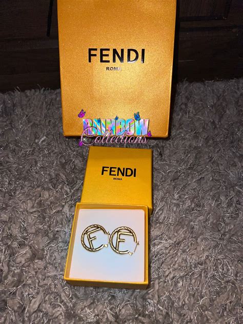 small fendi hoops